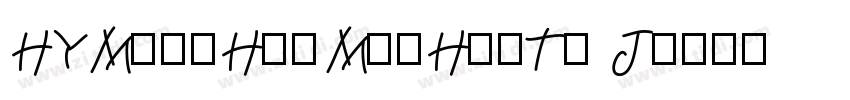 HYMiaoHunManHuaTi J字体转换